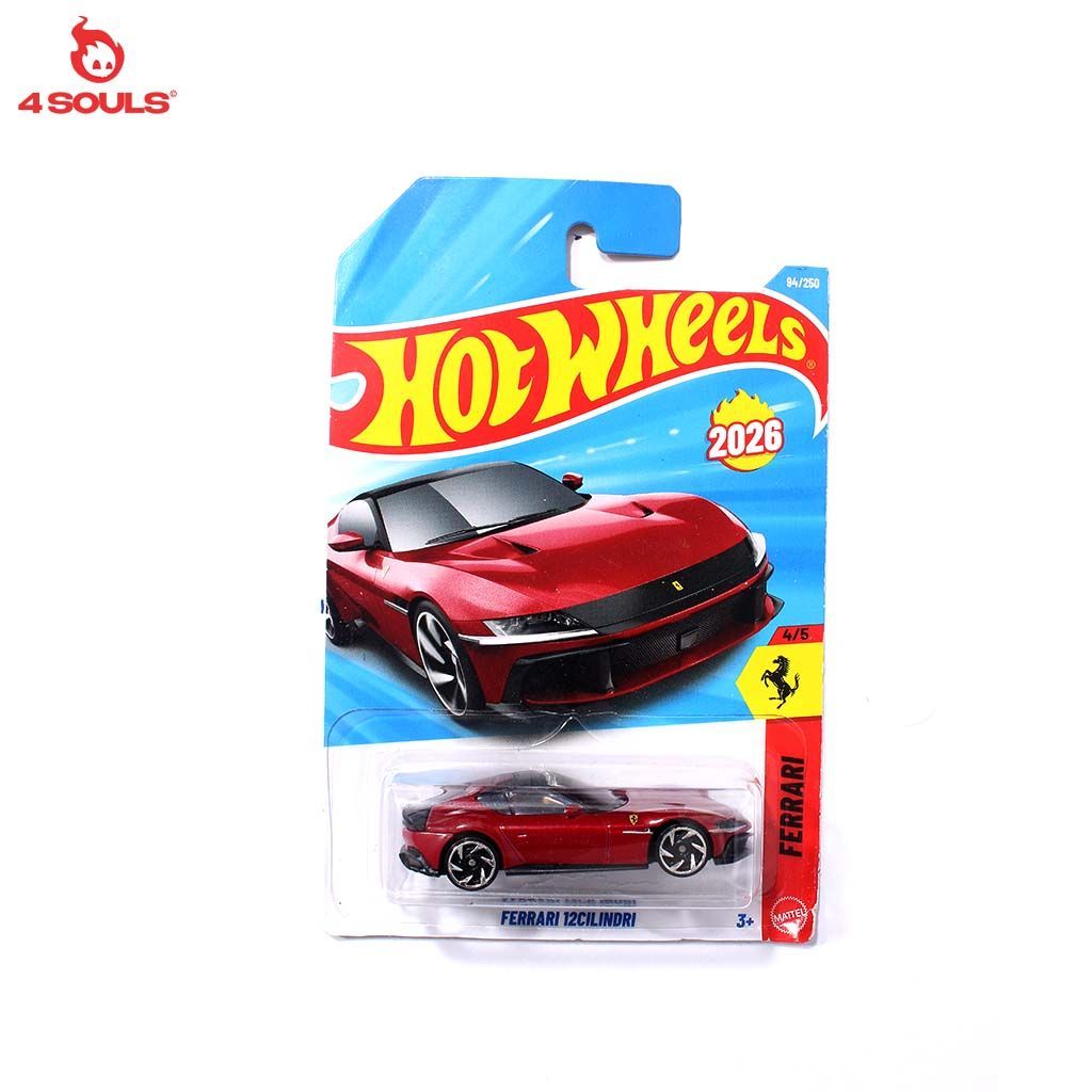 Hot Wheels Ferrari 12Cilindri 1:64 Scale Red Die-Cast 2026 | Speed